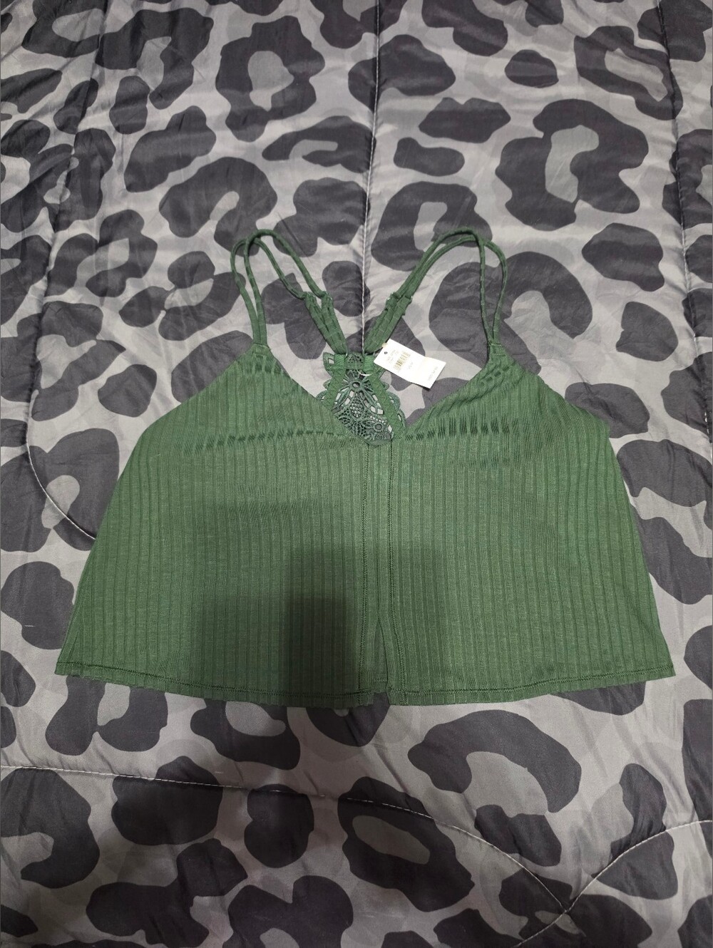 Aerie Ribbed Crop Top Bralette